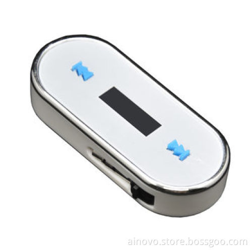 Music FM Transmitter for Car/Phone, LCD Display, Micro USB